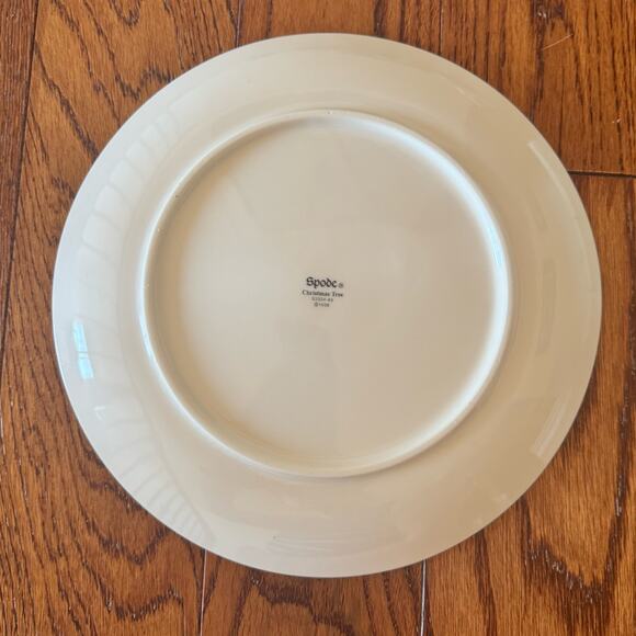 Spode Christmas Tree Cookies For Santa Plate 9" 4056317 Box Macy's Holiday - Picture 2 of 15